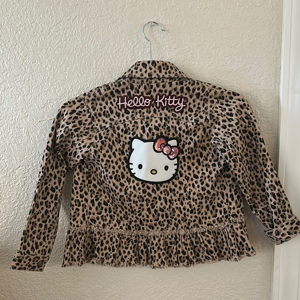 Hello Kitty Tan Leopard Print Jacket